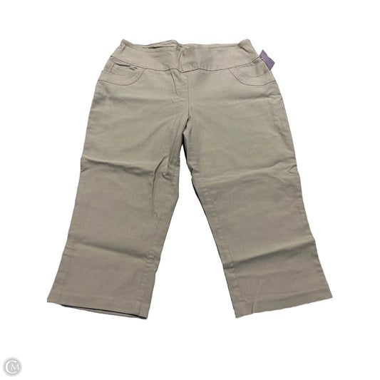 Capris By Tribal In Tan, Size: 12