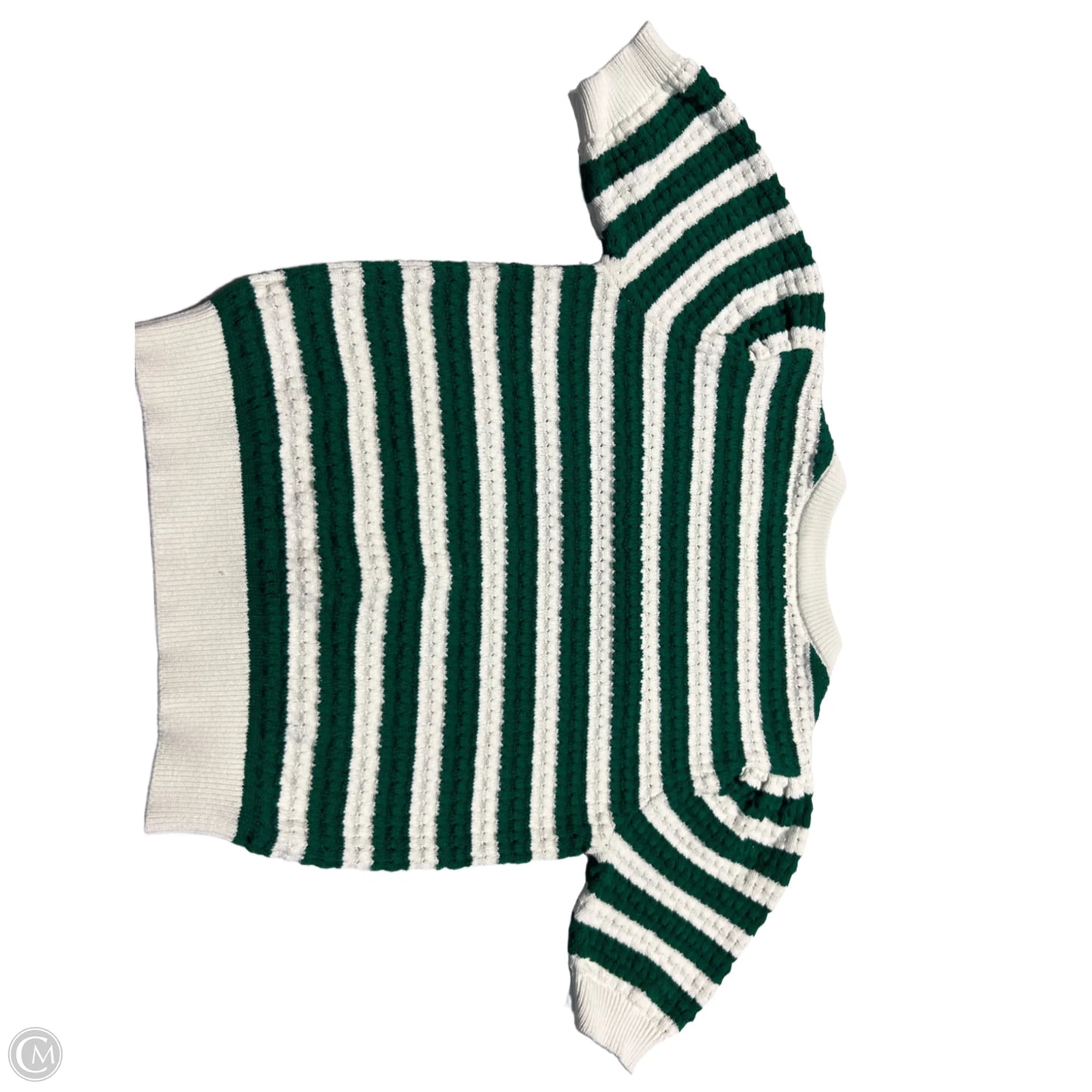 Top Short Sleeve By Truth In Striped Pattern, Size: S