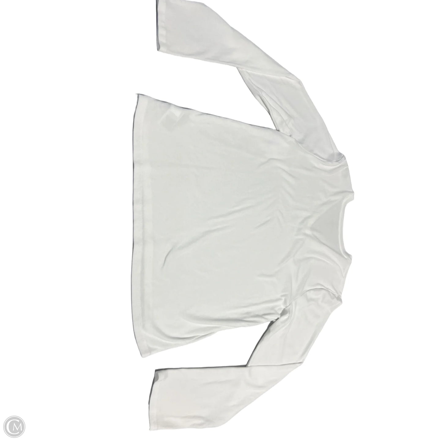 Top Long Sleeve Basic By Gap In White, Size: Xxl