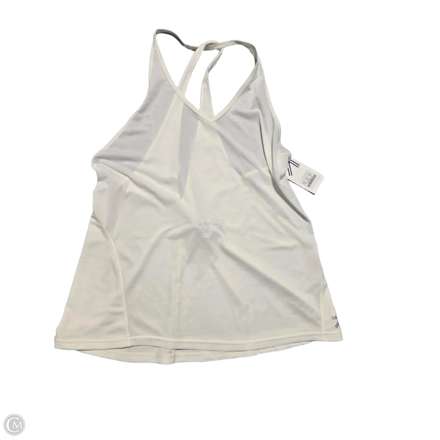 Athletic Tank Top By New Balance In White, Size: M