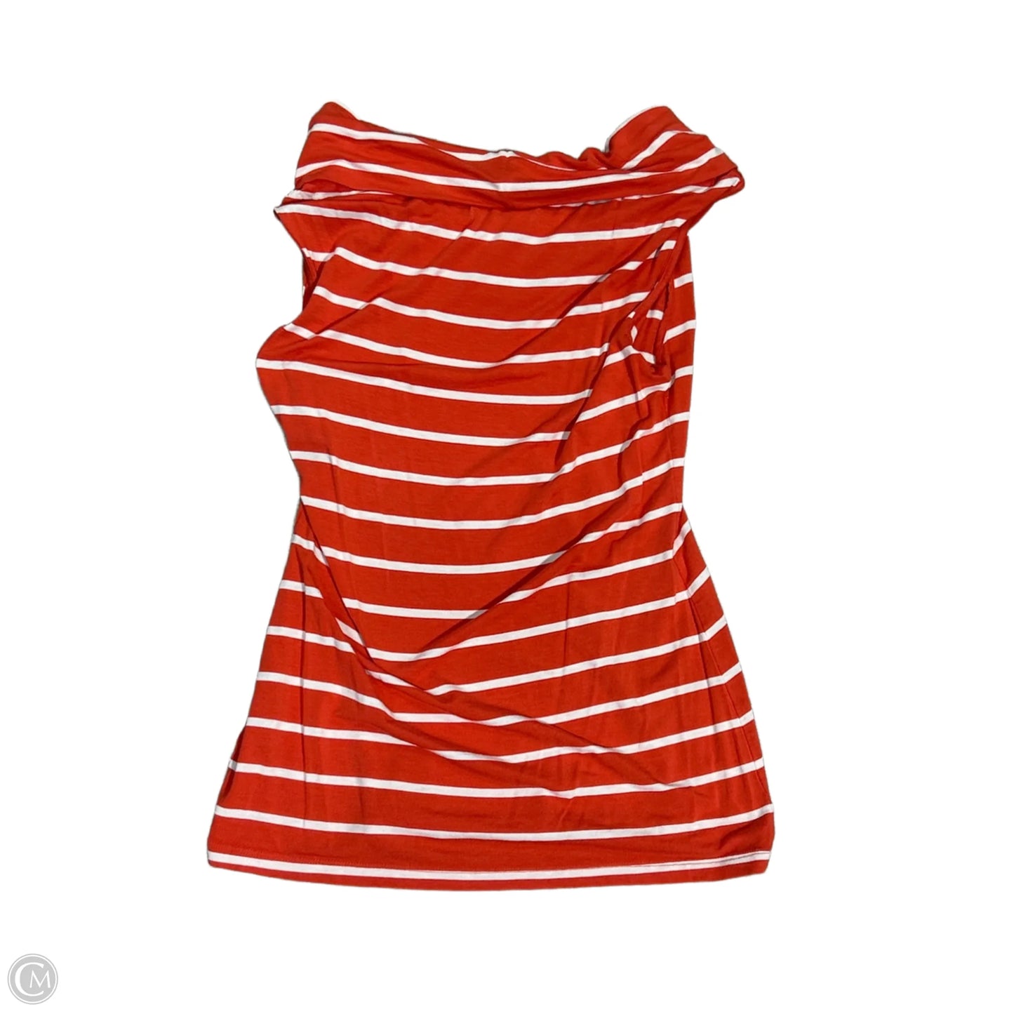 Top Sleeveless By Banana Republic In Striped Pattern, Size: M