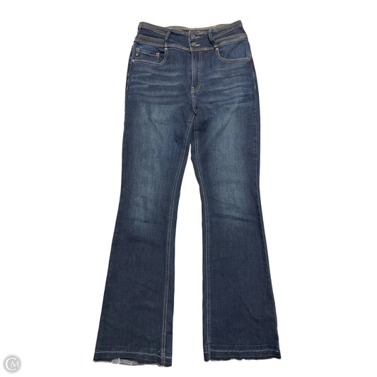 Jeans Boot Cut By Kancan In Blue Denim, Size: 6