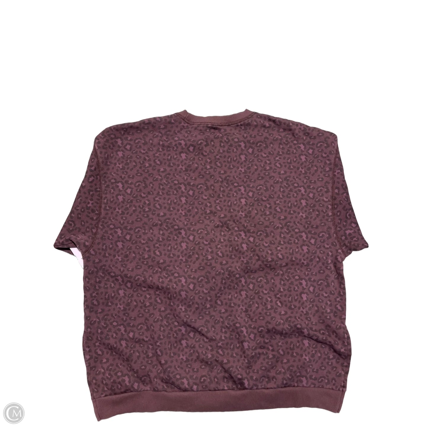 Sweatshirt Crewneck By American Eagle In Animal Print, Size: M