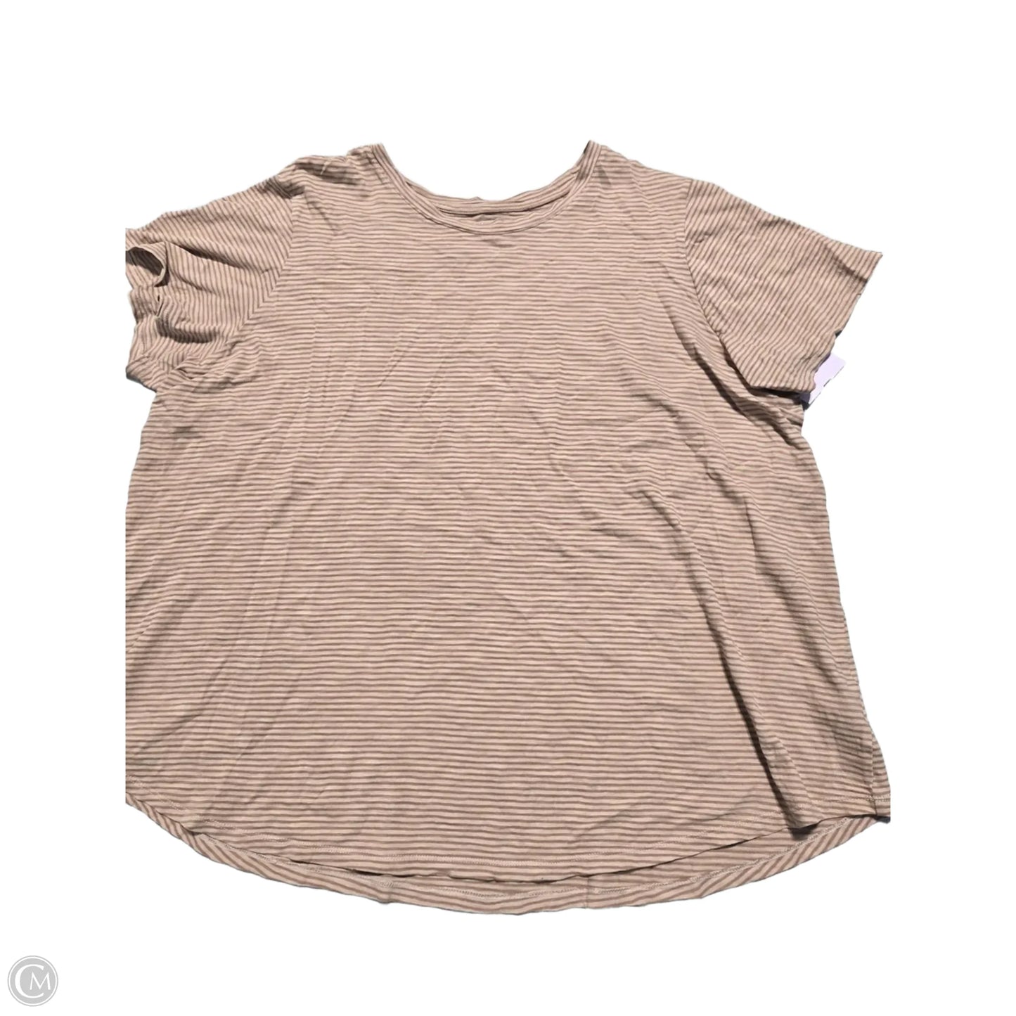 Top Short Sleeve By Old Navy In Striped Pattern, Size: 2x