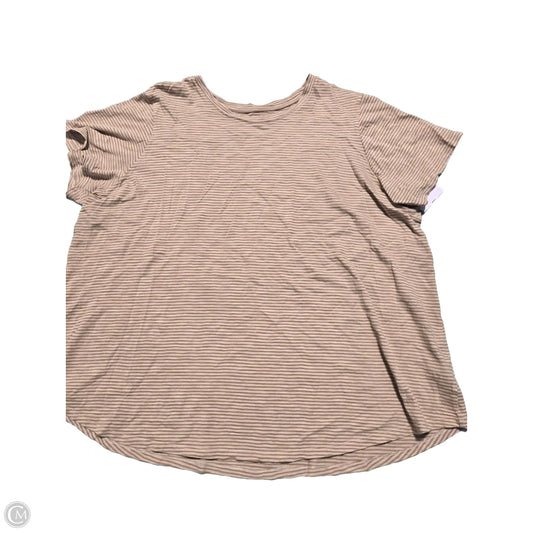 Top Short Sleeve By Old Navy In Striped Pattern, Size: 2x