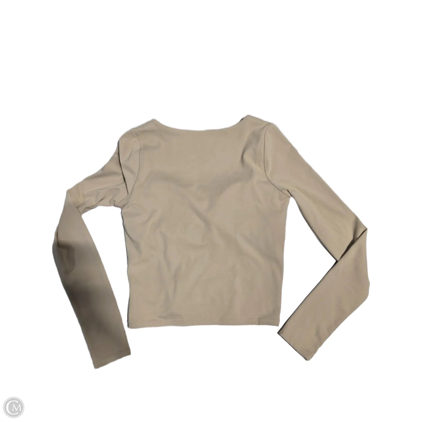 Top Long Sleeve Basic By Pacsun In Beige, Size: S