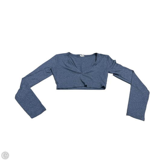 Top Long Sleeve Basic By Garage In Blue, Size: S