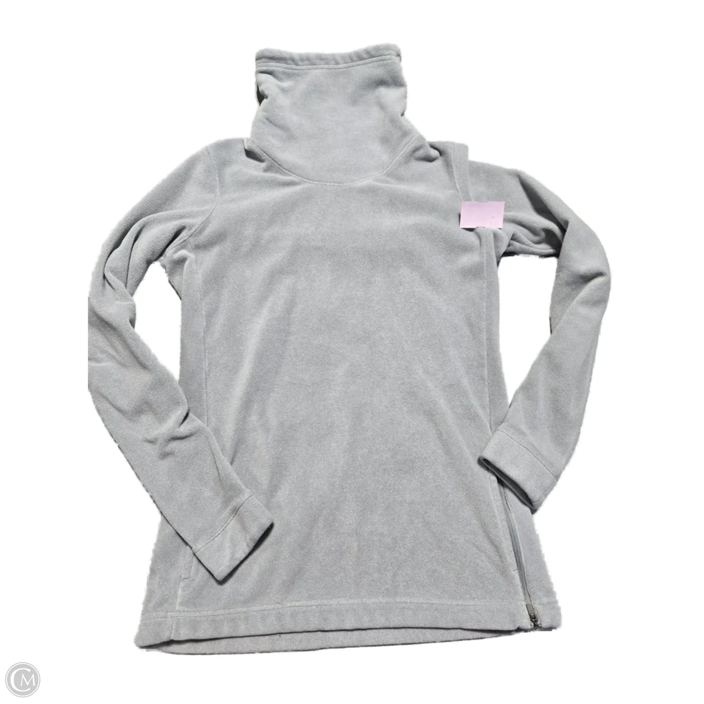 Top Long Sleeve By Nike In Grey, Size: S