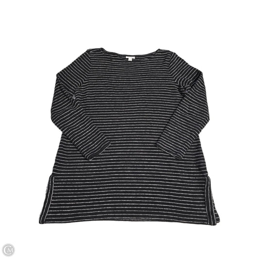 Top Long Sleeve By J. Jill In Black, Size: M