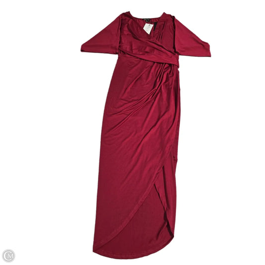Dress Casual Maxi By Cmc In Red, Size: L