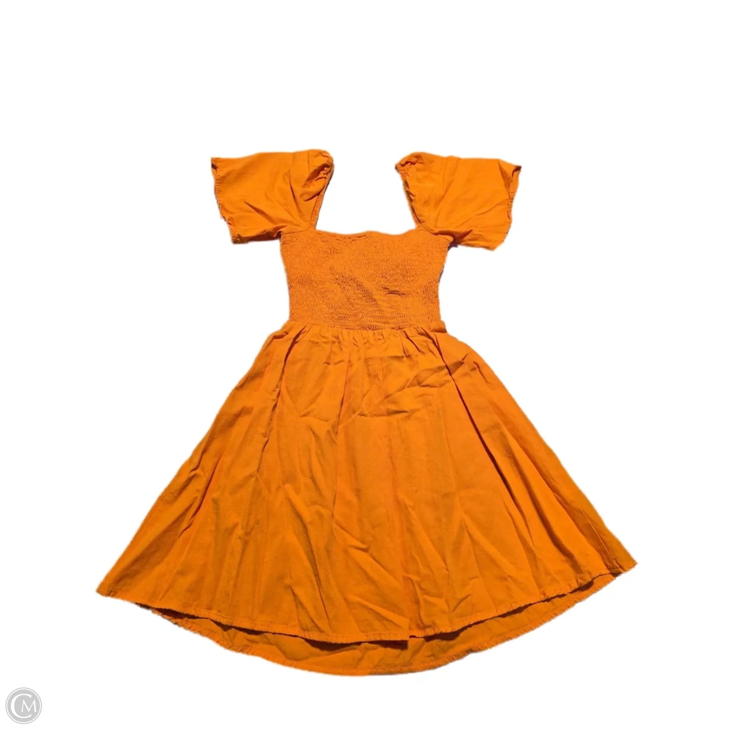 Dress Casual Short By Cme In Orange, Size: Xs