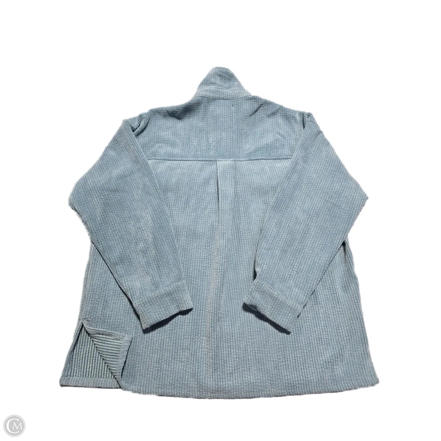 Top Long Sleeve By Forever 21 In Blue, Size: M