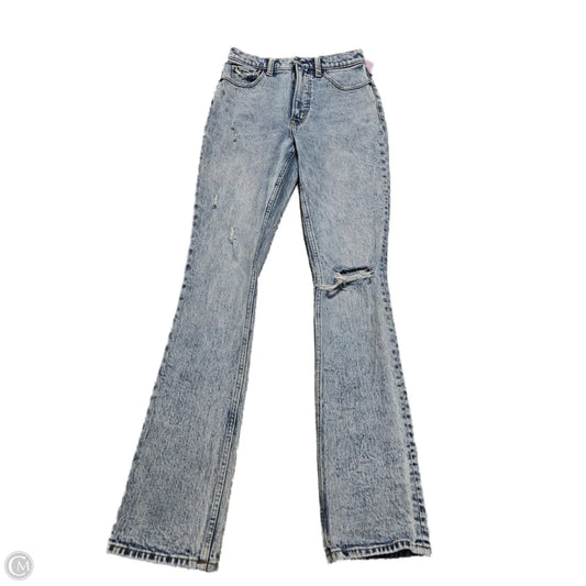 Jeans Skinny By Abercrombie And Fitch In Blue Denim, Size: 0