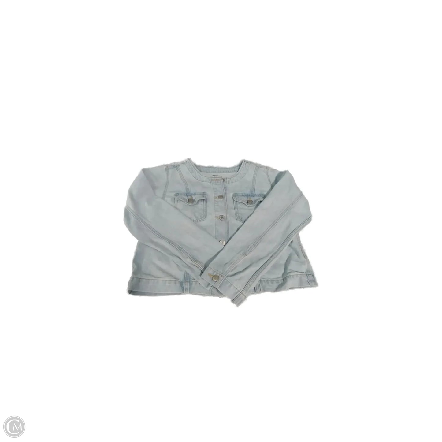 Jacket Denim By Gap In Blue Denim, Size: M