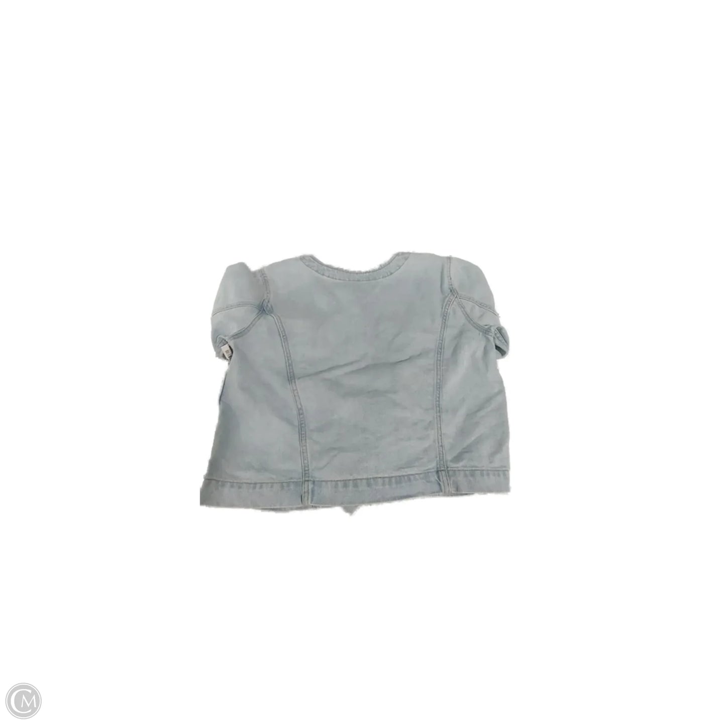 Jacket Denim By Gap In Blue Denim, Size: M