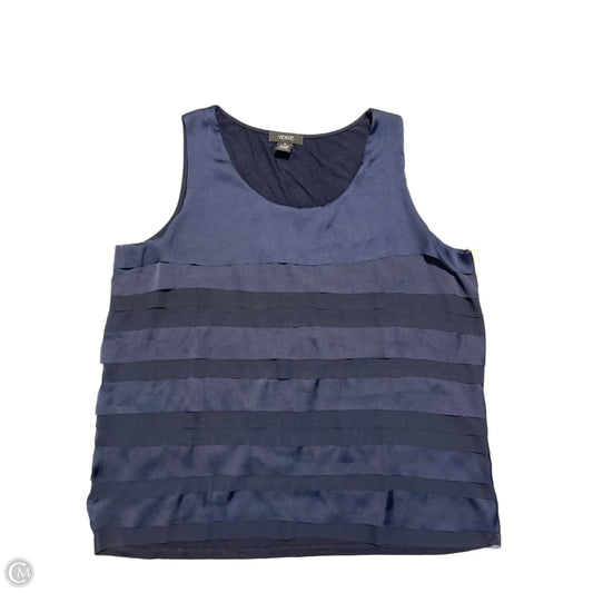 Top Sleeveless By Verve In Navy, Size: 3x