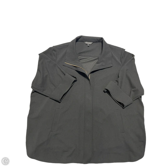 Jacket Shirt By Ming Wang In Black, Size: 3x