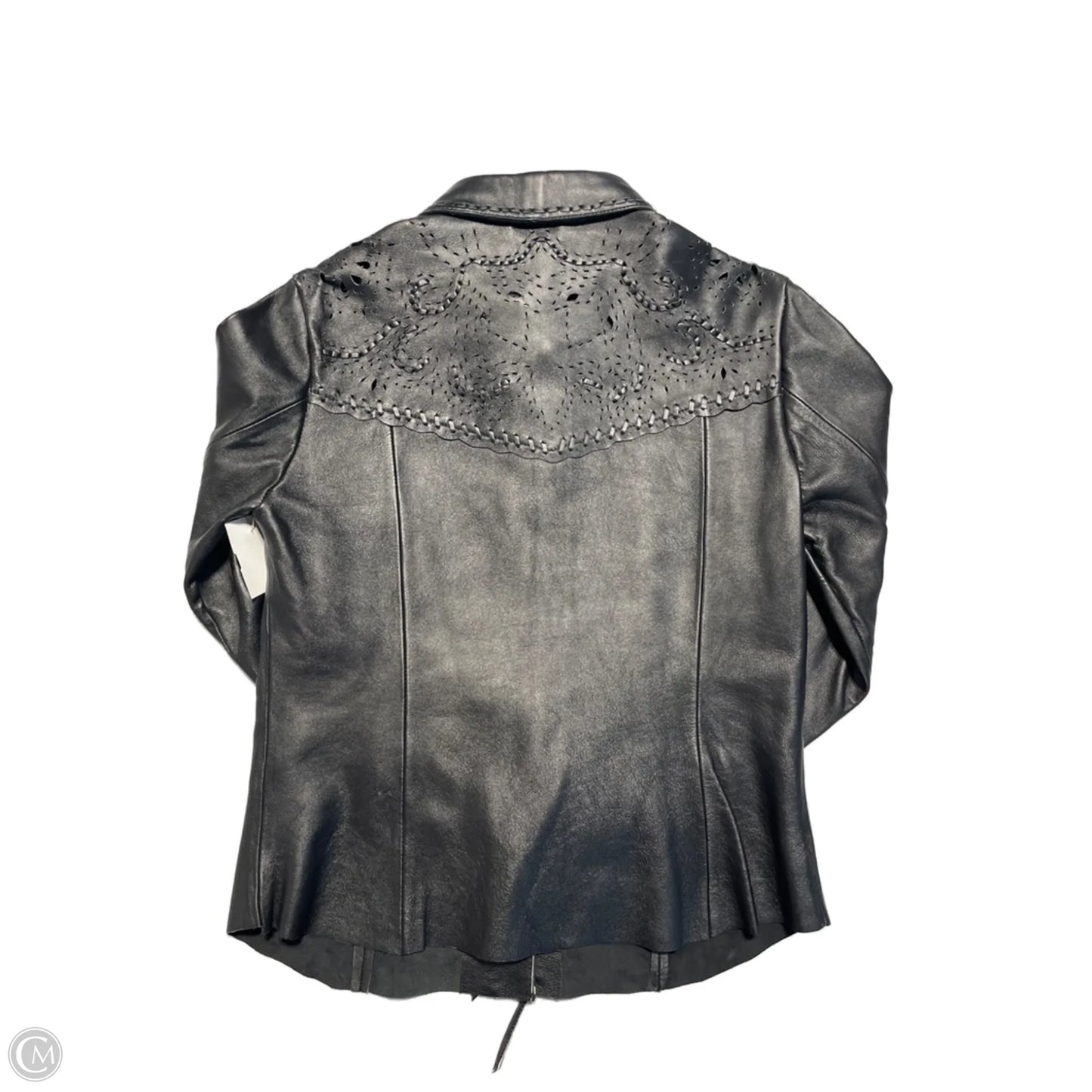 Jacket Leather By Cmf In Black, Size: M