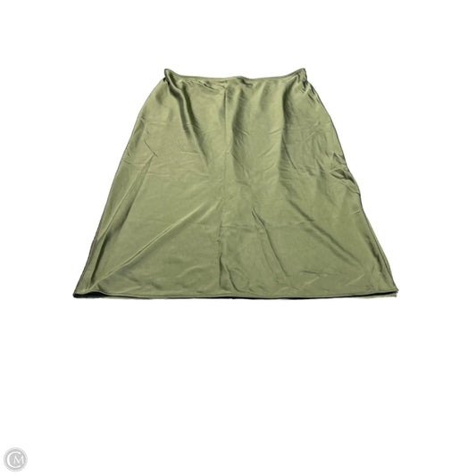 Skirt Midi By Old Navy In Green, Size: 2x