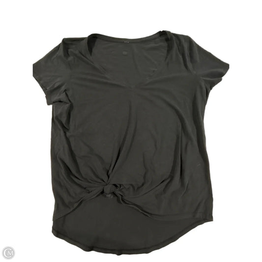 Top Short Sleeve By Lululemon In Black, Size: M