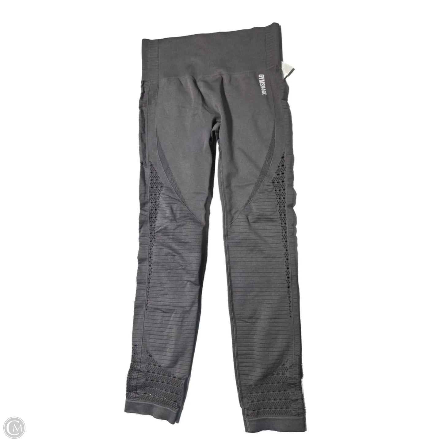 Athletic Leggings By Gym Shark In Grey, Size: M