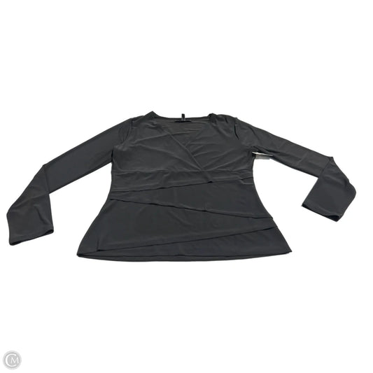 Top Long Sleeve By White House Black Market In Black, Size: L
