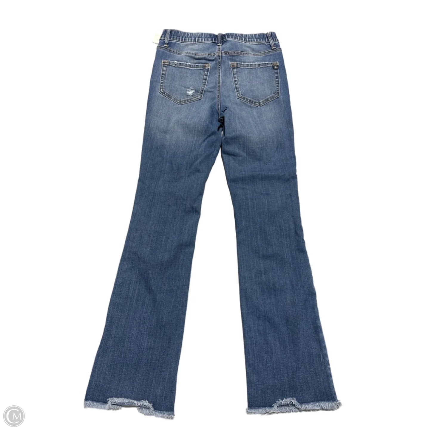 Jeans Flared By Maurices In Blue Denim, Size: 4