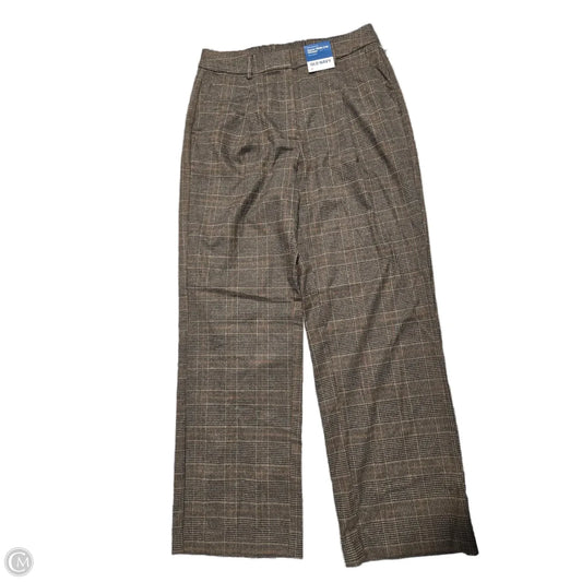 Pants Wide Leg By Old Navy In Plaid Pattern, Size: M