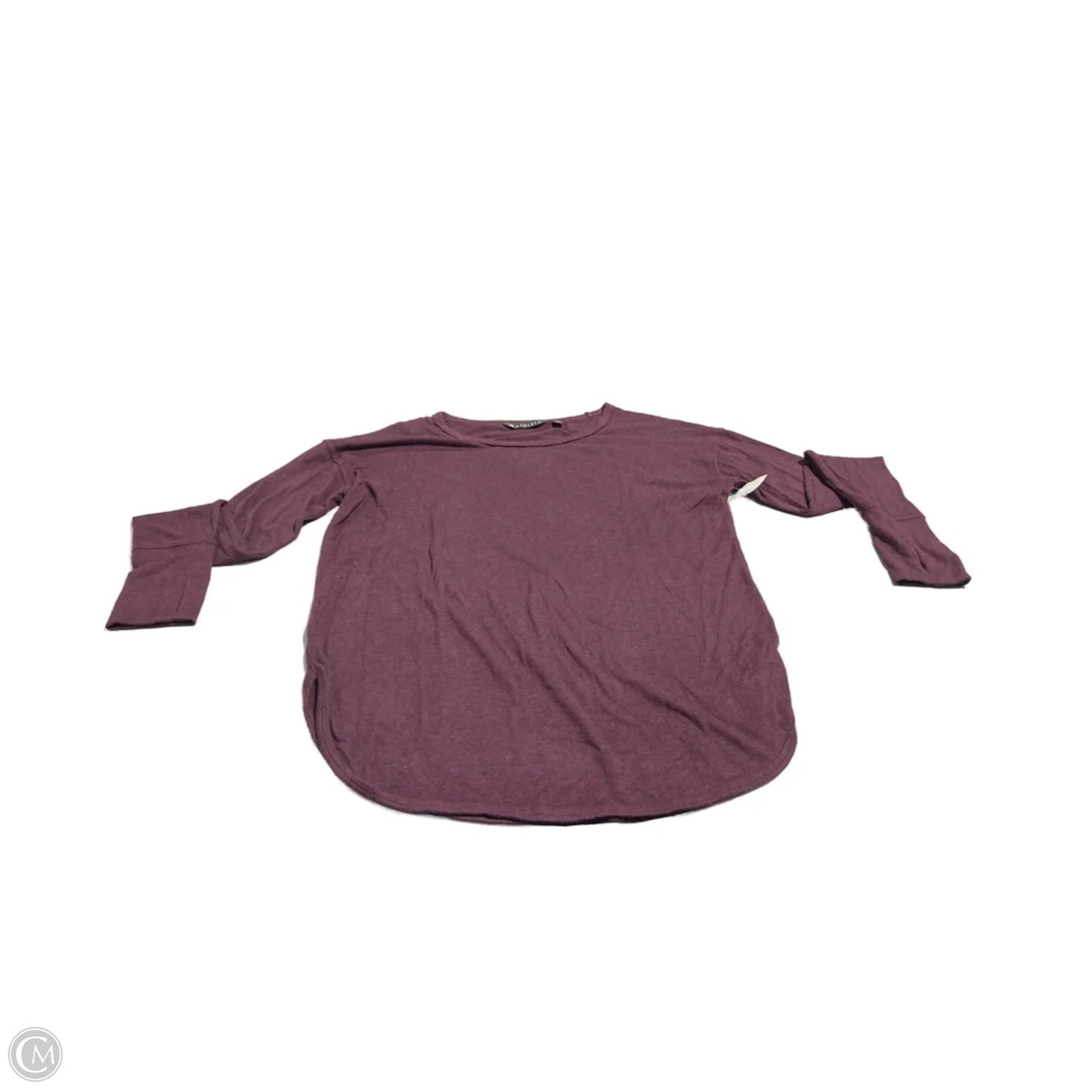 Top Long Sleeve By Athleta In Purple, Size: S