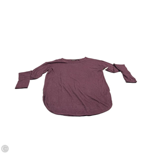 Top Long Sleeve By Athleta In Purple, Size: S
