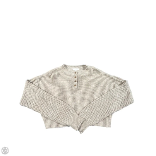 Sweater Cardigan By Aeropostale In Cream, Size: S