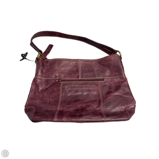 Handbag Leather By Cmc, Size: Medium
