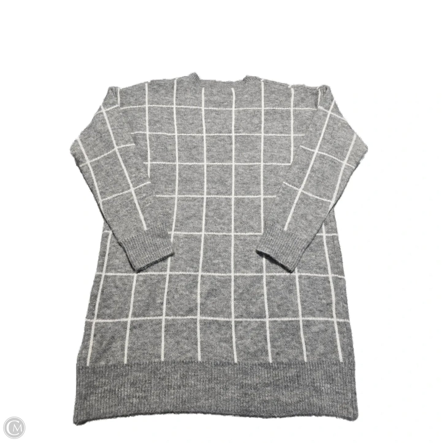 Top Long Sleeve By Vici In Grey, Size: L