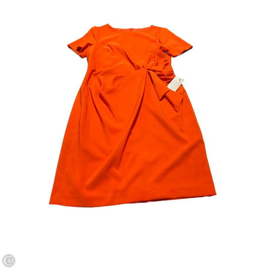 Dress Casual Short By Maggy London In Orange, Size: Xl