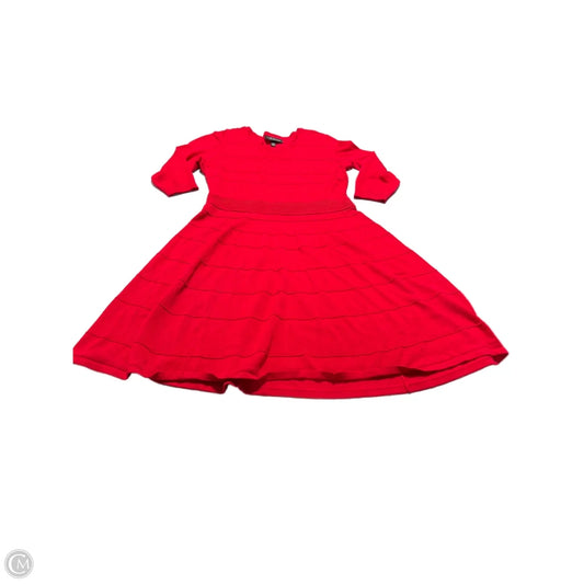 Dress Casual Short By Lane Bryant In Red, Size: Xl