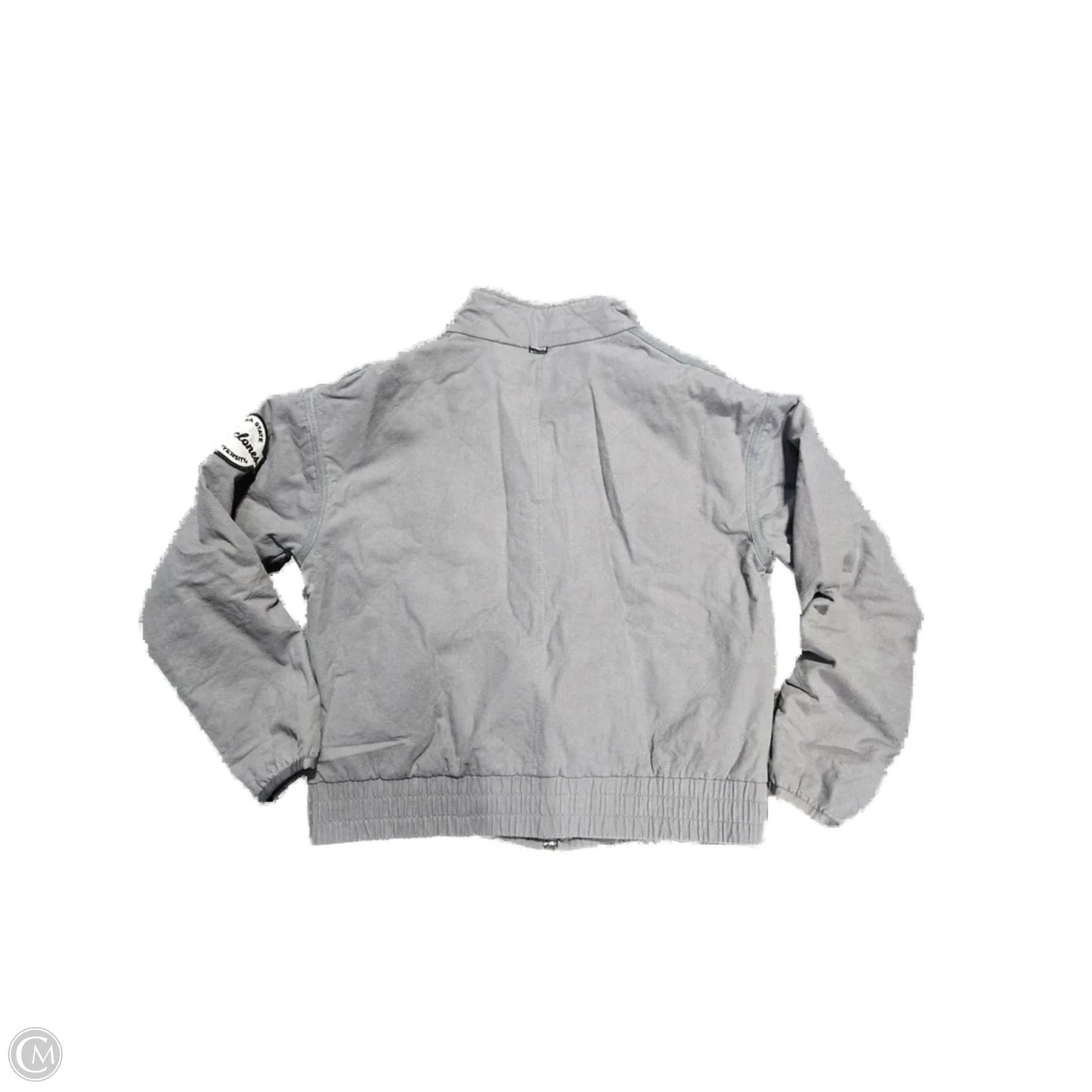 Jacket Puffer & Quilted By Authentic In Grey, Size: M