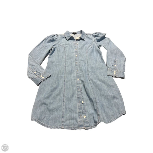 Dress Casual Short By Express In Blue Denim, Size: M