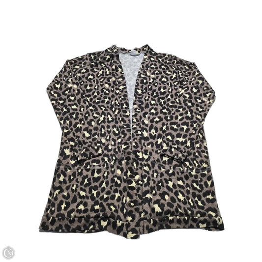 Cardigan By Cme In Animal Print, Size: M