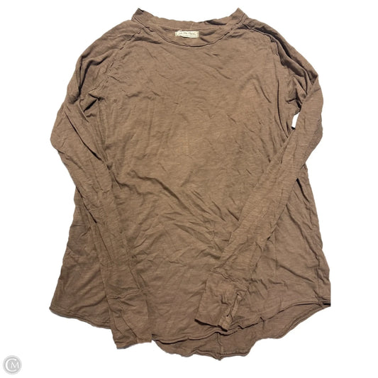 Top Long Sleeve By We The Free In Brown, Size: M