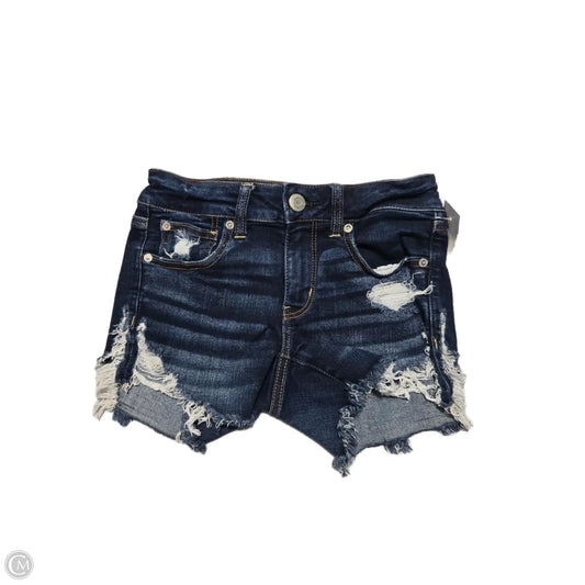 Shorts By American Eagle In Blue Denim, Size: 2
