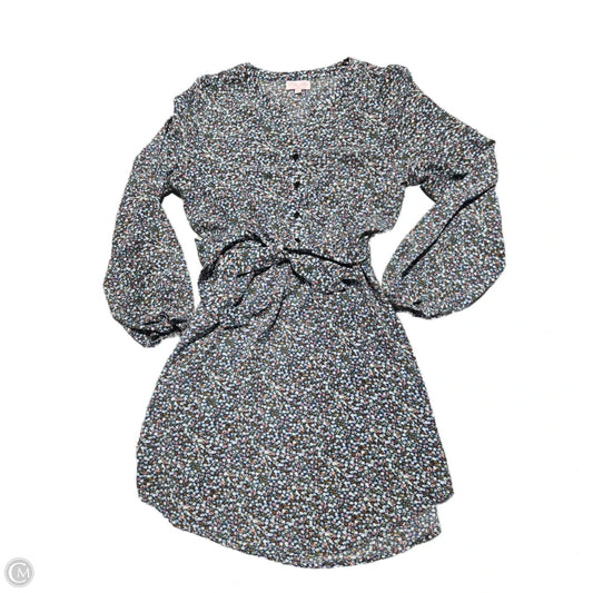Dress Casual Short By Pink Lily In Floral Print, Size: M