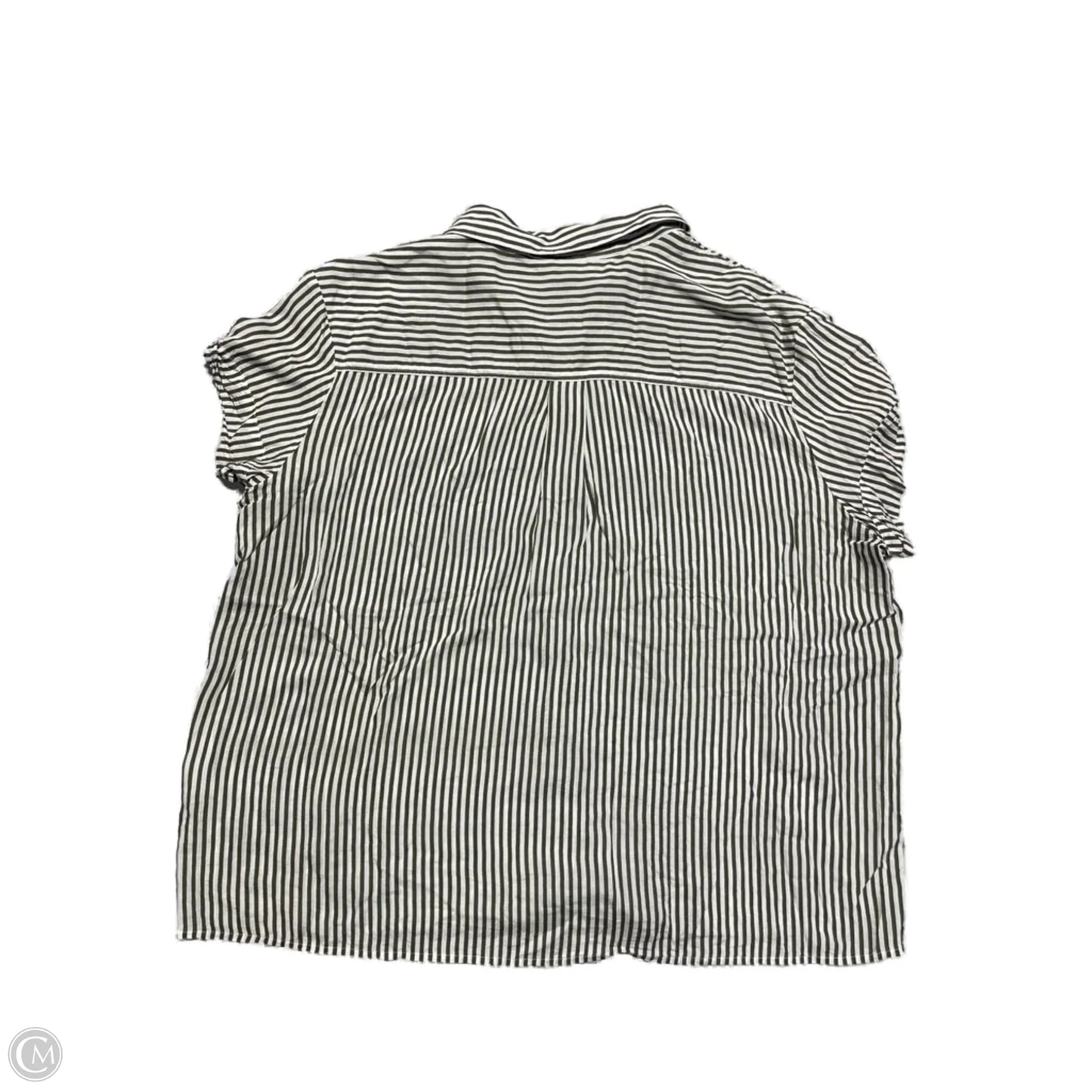 Top Short Sleeve By Market & Spruce In Striped Pattern, Size: Xl