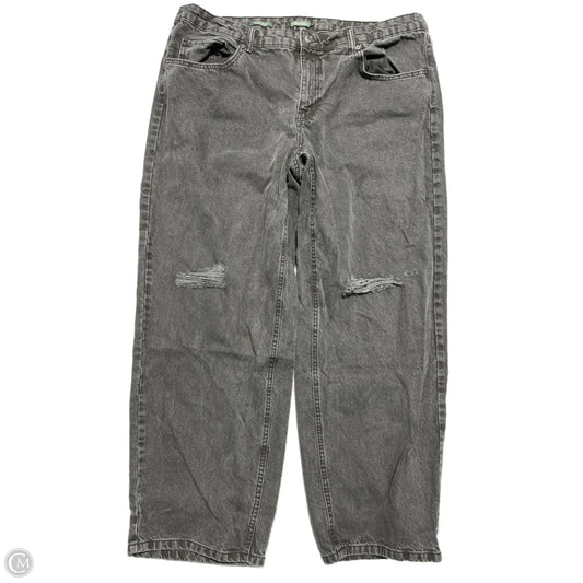 Jeans Straight By Wild Fable In Black Denim, Size: 18