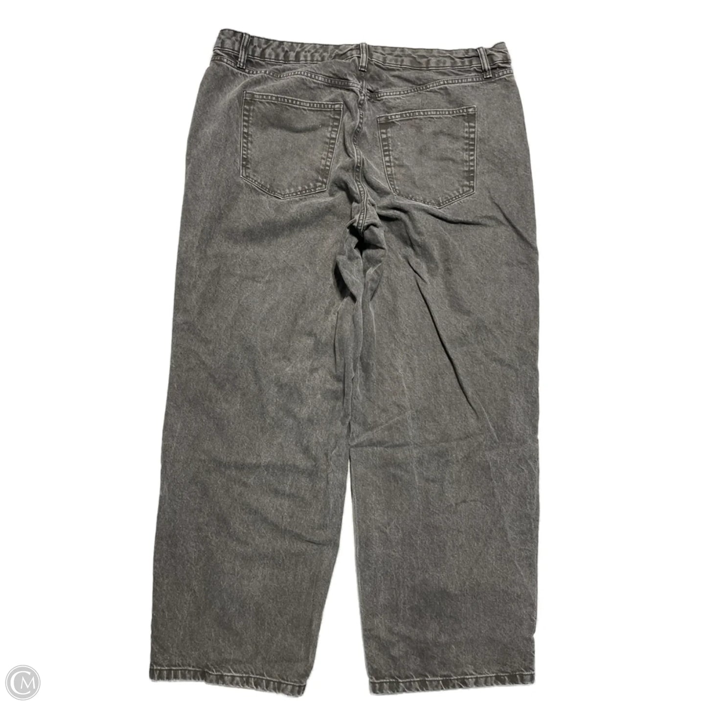 Jeans Straight By Wild Fable In Black Denim, Size: 18
