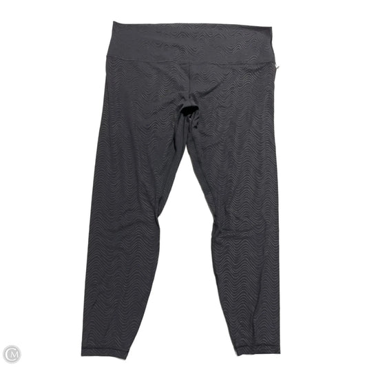 Athletic Leggings By Lululemon In Black, Size: 1x