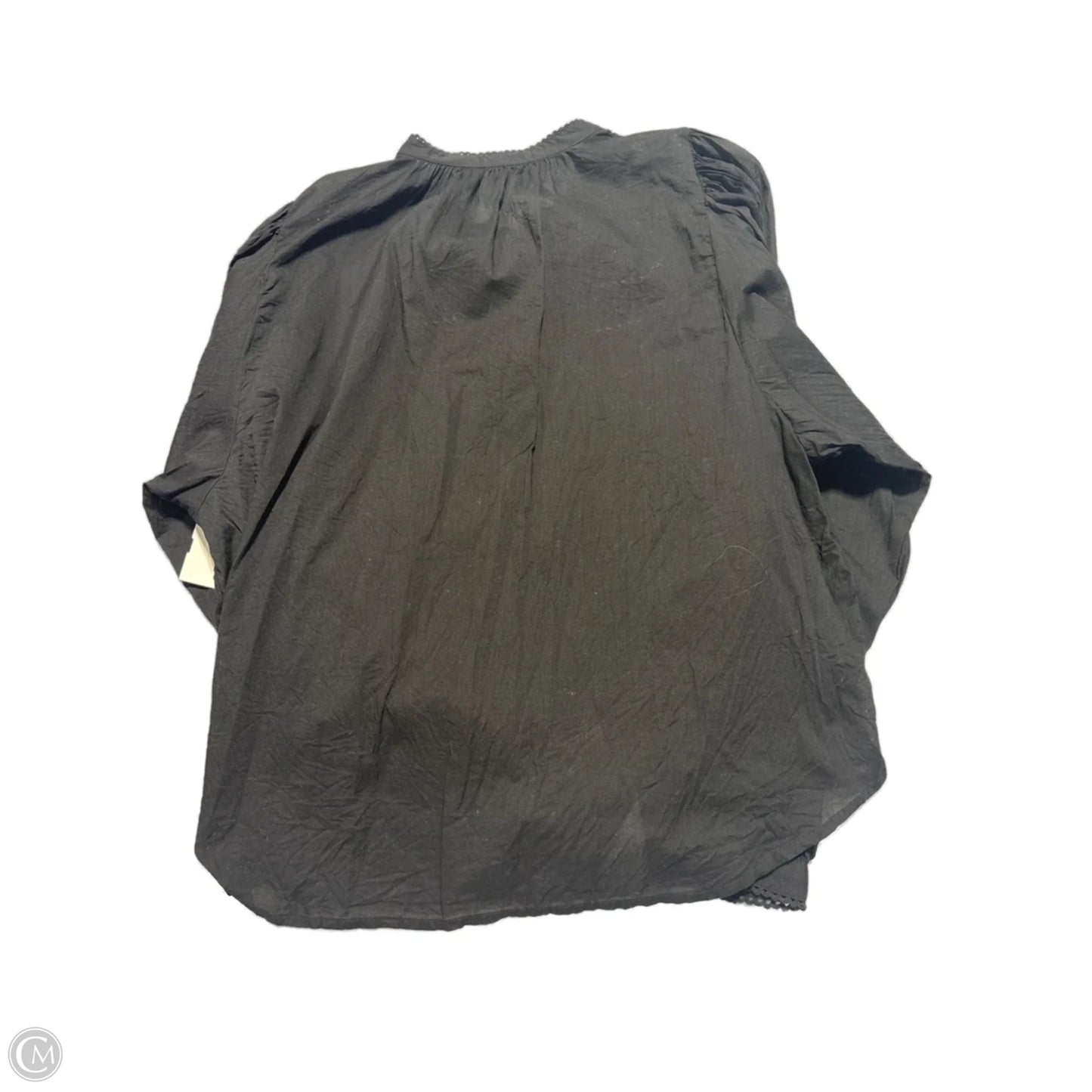 Top Long Sleeve By Gap In Black, Size: Xl