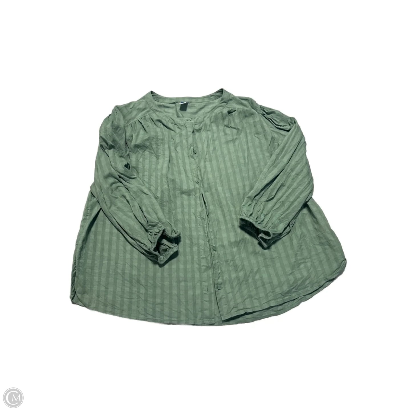 Top 3/4 Sleeve By Old Navy In Green, Size: Xl