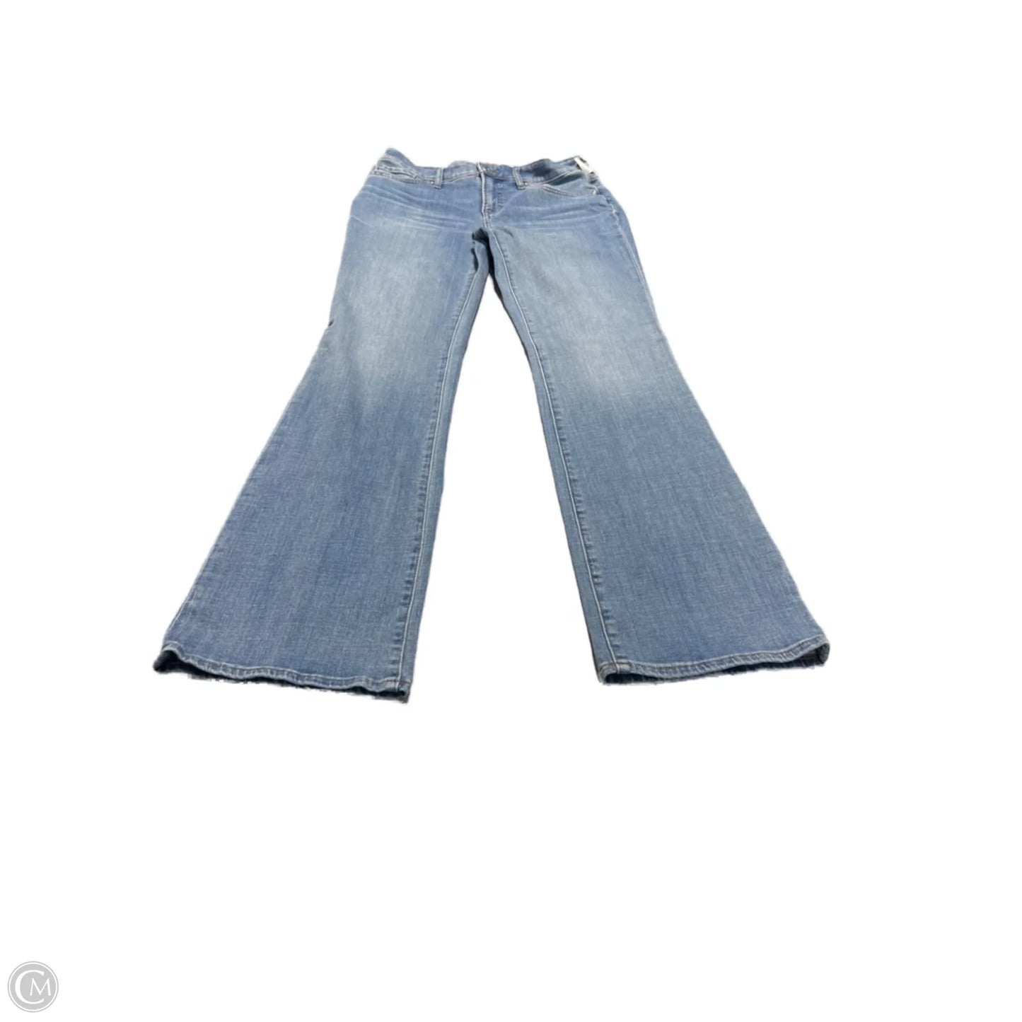 Jeans Flared By Chicos In Blue Denim, Size: 2