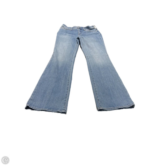 Jeans Flared By Chicos In Blue Denim, Size: 2