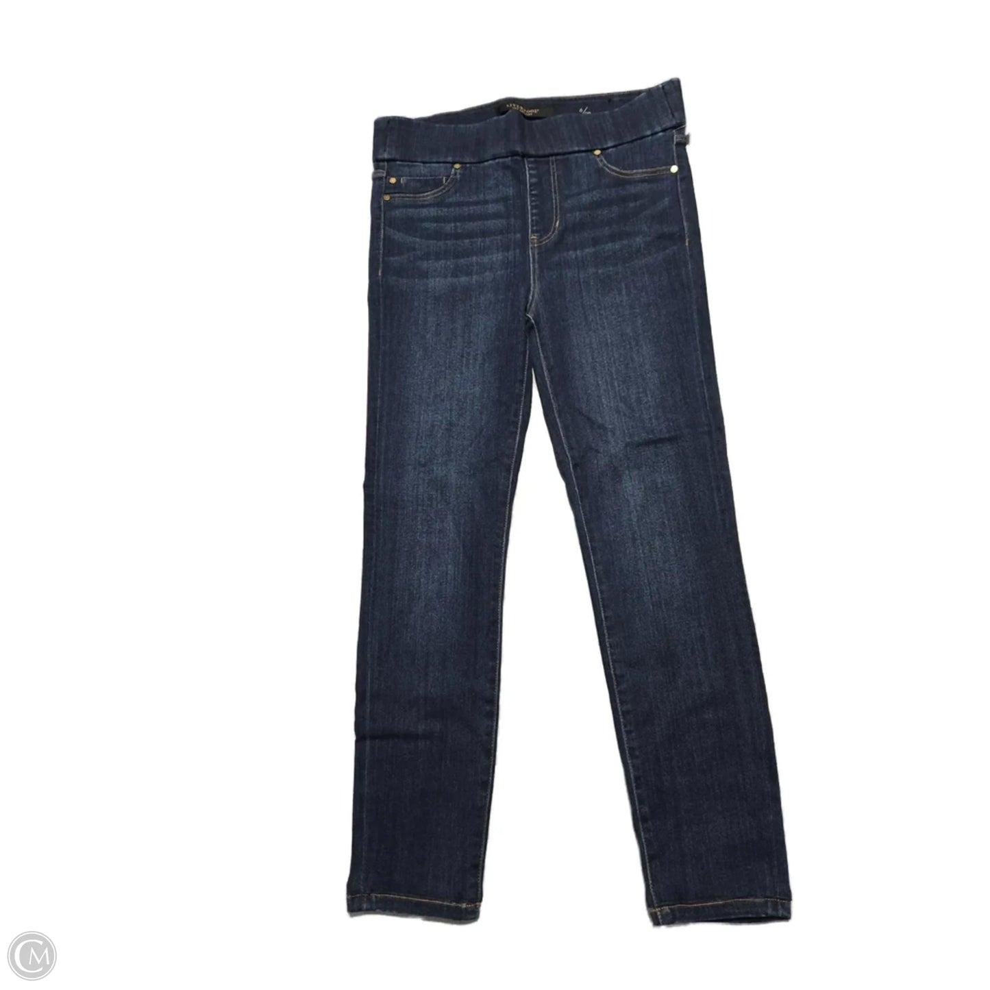 Pants Leggings By Liverpool In Blue Denim, Size: M